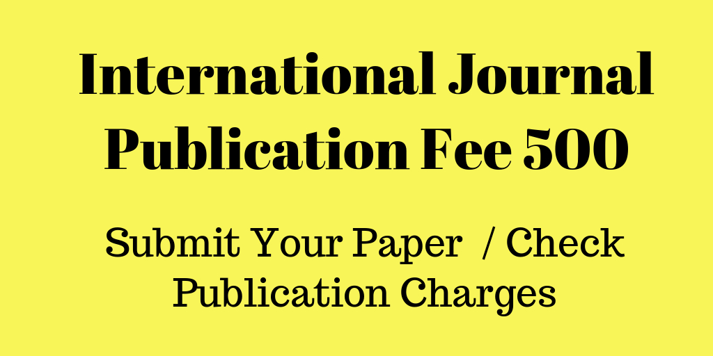 International Journal Publication Fee 500 Web Digital Web