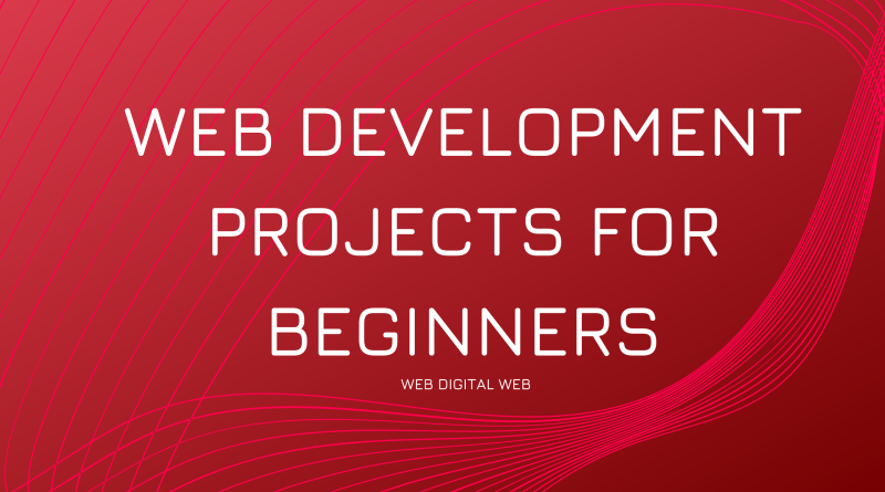 web development projects for beginners