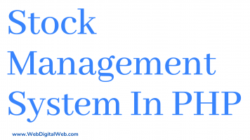 stock management system in php with source code