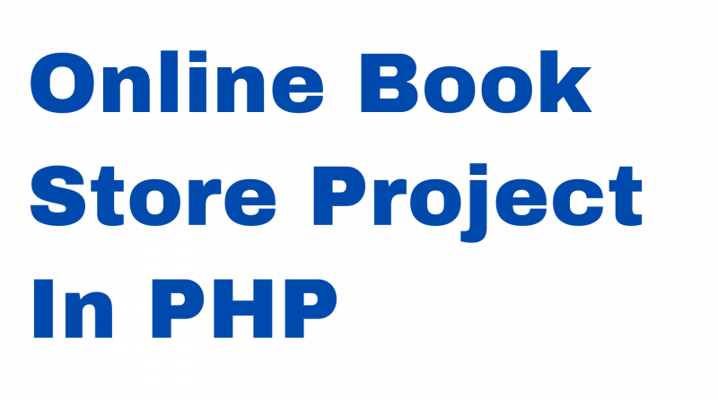 online book store project in php source code