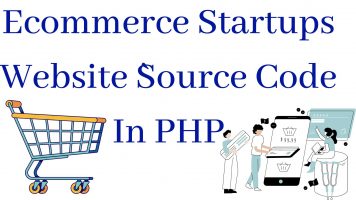 Ecommerce Startups Shopping System in PHP 
