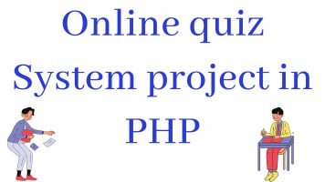 Online Quiz System In PHP 