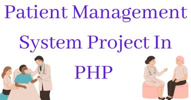 Patient Management System Project In PHP 