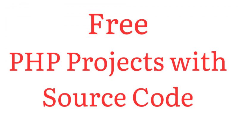free php projects with source code
